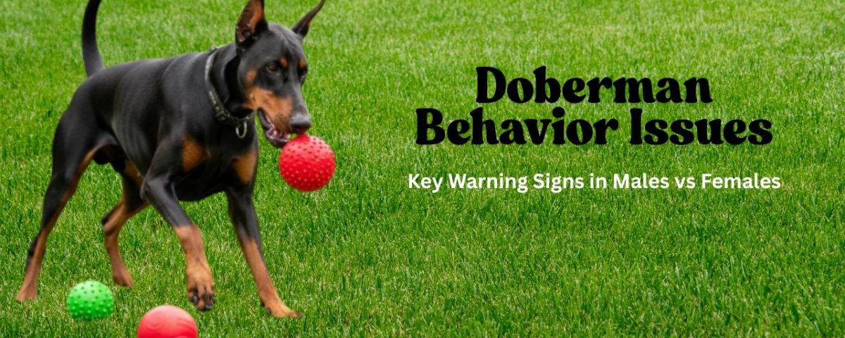 Doberman Behavior Issues Male Vs Female Warning Signs