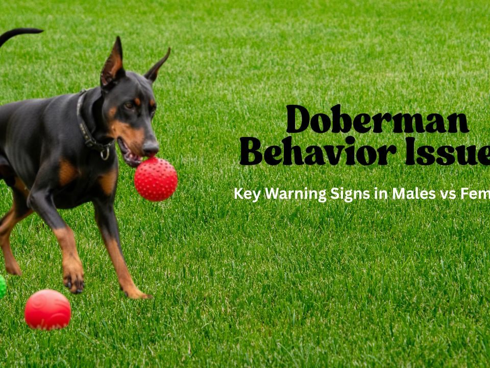 Doberman Behavior Issues Male Vs Female Warning Signs