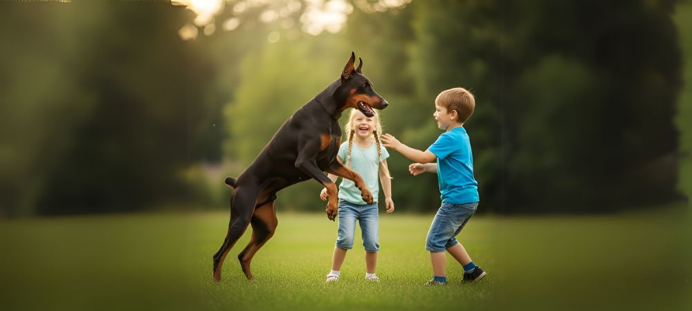 Are Dobermans Good With Kids